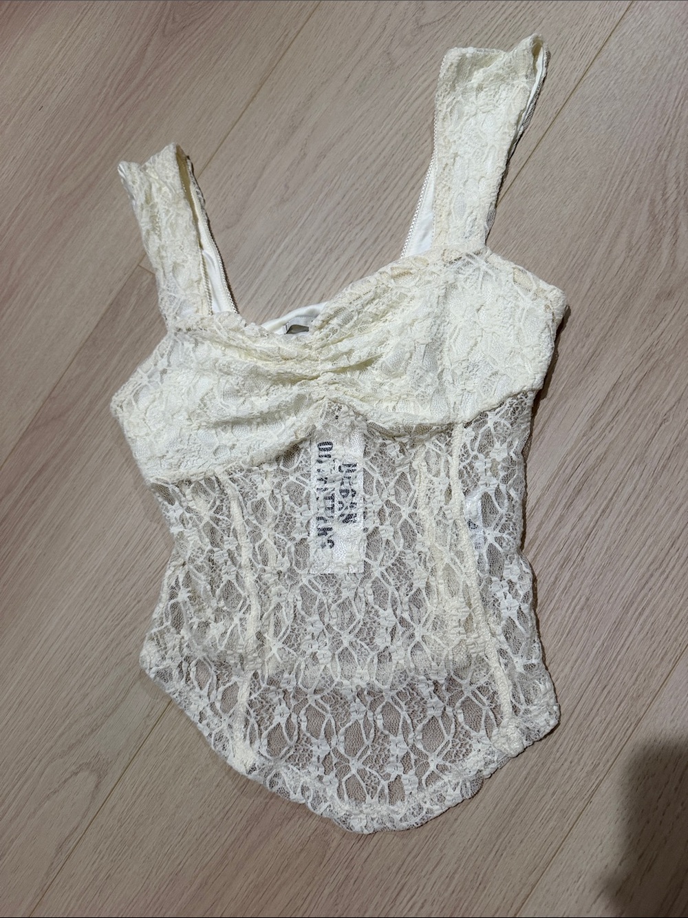 Kimchi Blue Cream Lace Camisole